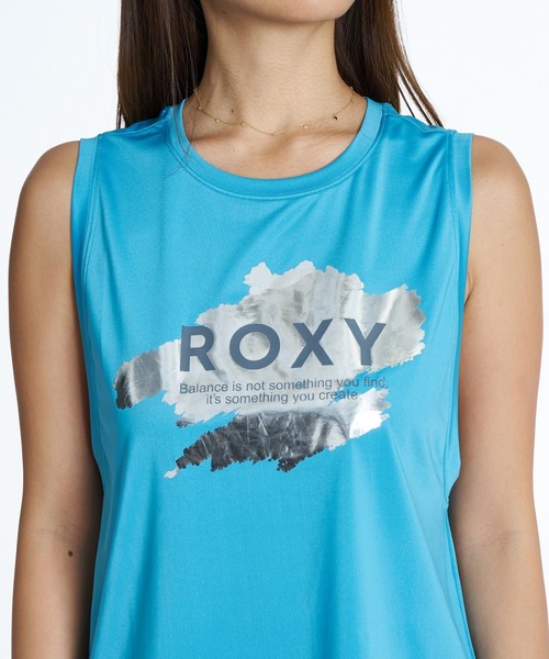 ROXY(ロキシー)の「ROXY FITNESS STAY WITH HOPE TANK 箔プリントロゴタンクトップ /速乾/UVカット/水陸両用 【2026年秋冬モデル】/ロキシー(タンクトップ・レディース・ホワイト/ブラック/ブラック系その他・LARGE/MEDIUM/SMALL)」の8枚目の写真
