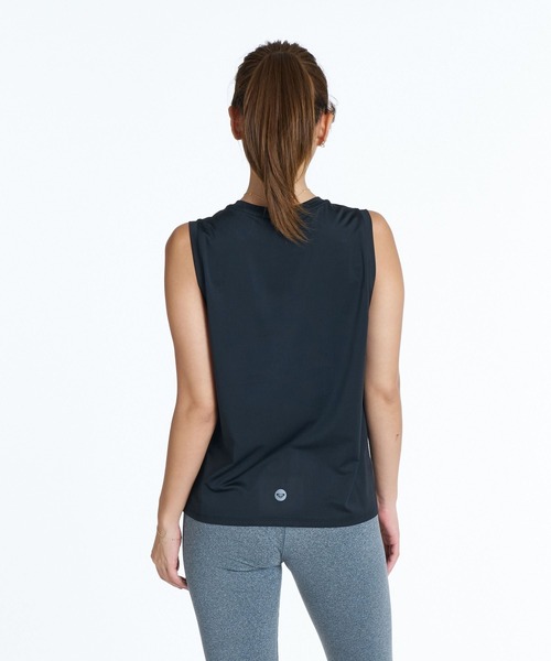 ROXY(ロキシー)の「ROXY FITNESS STAY WITH HOPE TANK 箔プリントロゴタンクトップ /速乾/UVカット/水陸両用 【2026年秋冬モデル】/ロキシー(タンクトップ・レディース・ホワイト/ブラック/ブラック系その他・LARGE/MEDIUM/SMALL)」の6枚目の写真