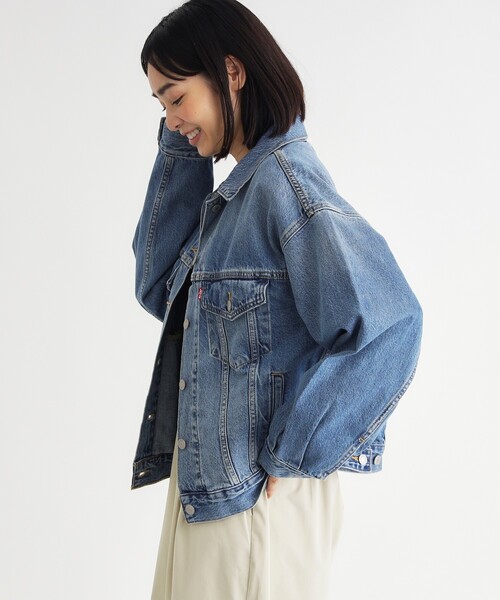 Levi's（リーバイス）の「Levi's 90Sトラッカージャケット（ブルゾン・レディース・ライトブルー・02/03/04）」の3枚目の写真