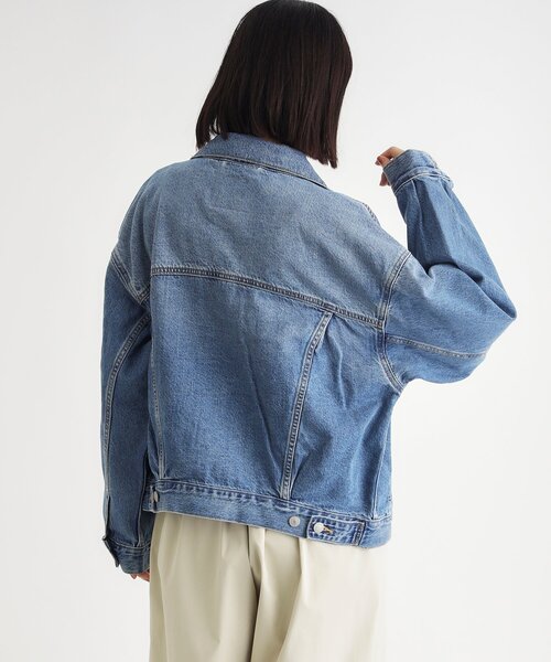 Levi's（リーバイス）の「Levi's 90Sトラッカージャケット（ブルゾン・レディース・ライトブルー・02/03/04）」の4枚目の写真