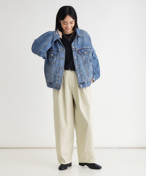 Levi's（リーバイス）の「Levi's 90Sトラッカージャケット（ブルゾン・レディース・ライトブルー・02/03/04）」の6枚目の写真