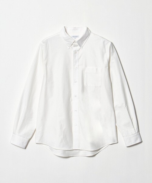 A DAY IN THE LIFE UNITED ARROWS(アデイインザライフユナイテッドアローズ)の「コットン オックスフォード ジャストボタンダウンシャツ<A DAY IN THE LIFE>(シャツ/ブラウス・メンズ・ライトブルー/その他1/ホワイト・S/L/M)」の1枚目の写真