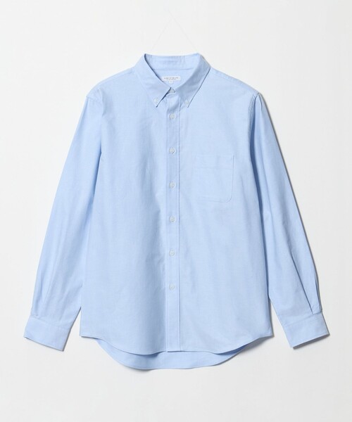 A DAY IN THE LIFE UNITED ARROWS(アデイインザライフユナイテッドアローズ)の「コットン オックスフォード ジャストボタンダウンシャツ<A DAY IN THE LIFE>(シャツ/ブラウス・メンズ・ライトブルー/その他1/ホワイト・S/L/M)」の2枚目の写真