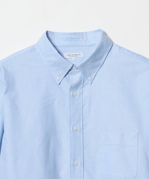 A DAY IN THE LIFE UNITED ARROWS(アデイインザライフユナイテッドアローズ)の「コットン オックスフォード ジャストボタンダウンシャツ<A DAY IN THE LIFE>(シャツ/ブラウス・メンズ・ライトブルー/その他1/ホワイト・S/L/M)」の5枚目の写真