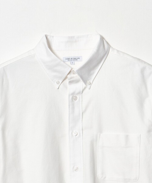 A DAY IN THE LIFE UNITED ARROWS(アデイインザライフユナイテッドアローズ)の「コットン オックスフォード ジャストボタンダウンシャツ<A DAY IN THE LIFE>(シャツ/ブラウス・メンズ・ライトブルー/その他1/ホワイト・S/L/M)」の10枚目の写真