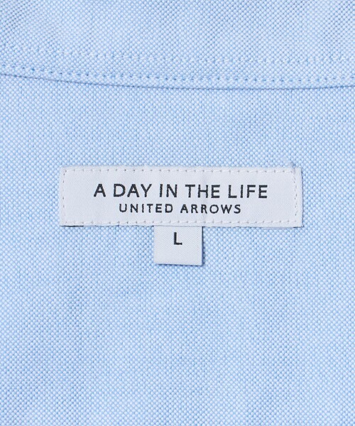 A DAY IN THE LIFE UNITED ARROWS(アデイインザライフユナイテッドアローズ)の「コットン オックスフォード ジャストボタンダウンシャツ<A DAY IN THE LIFE>(シャツ/ブラウス・メンズ・ライトブルー/その他1/ホワイト・S/L/M)」の14枚目の写真