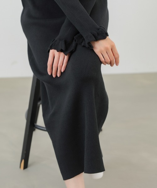 Bab（バブ）の「【選べるサイズ展開】ビスチェSETニットワンピース（ワンピース・レディース・杢グレー/ブラック/アイボリー・MEDIUM/SMALL）」の20枚目の写真