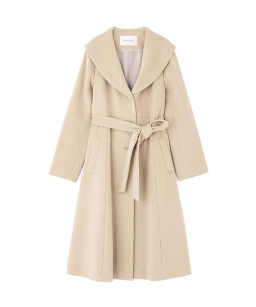 NATURAL BEAUTY BASIC(ナチュラルビューティーベーシック)の「ショールカラーベルテッドコート(その他アウター・レディース・グレー系その他/ベージュ/ブラック・SMALL/X-SMALL/MEDIUM)」の11枚目の写真