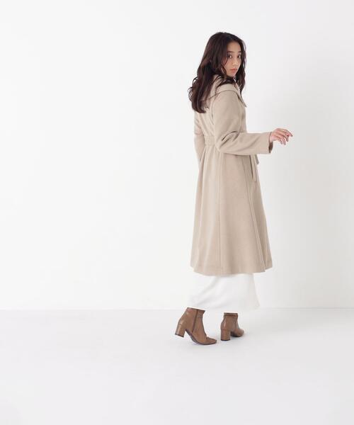 NATURAL BEAUTY BASIC(ナチュラルビューティーベーシック)の「ショールカラーベルテッドコート(その他アウター・レディース・グレー系その他/ベージュ/ブラック・SMALL/X-SMALL/MEDIUM)」の16枚目の写真