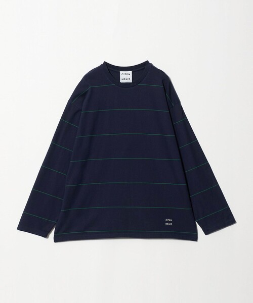 CITEN(シテン)の「<CITEN>ピンボーダーロンT(Tシャツ/カットソー・メンズ・ネイビー/ブラック/ホワイト・L/M)」の13枚目の写真