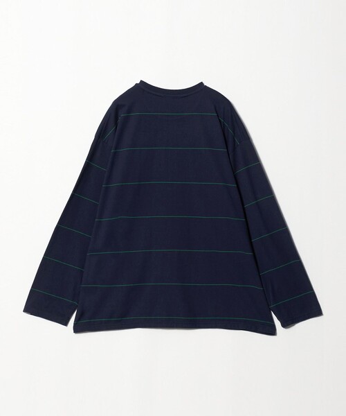 CITEN(シテン)の「<CITEN>ピンボーダーロンT(Tシャツ/カットソー・メンズ・ネイビー/ブラック/ホワイト・L/M)」の14枚目の写真