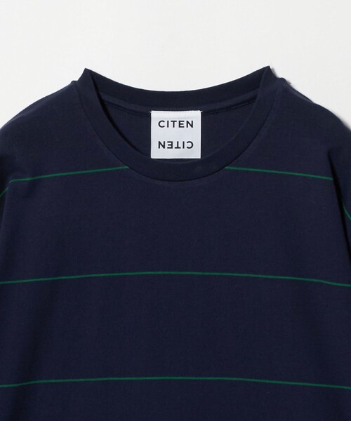 CITEN(シテン)の「<CITEN>ピンボーダーロンT(Tシャツ/カットソー・メンズ・ネイビー/ブラック/ホワイト・L/M)」の15枚目の写真