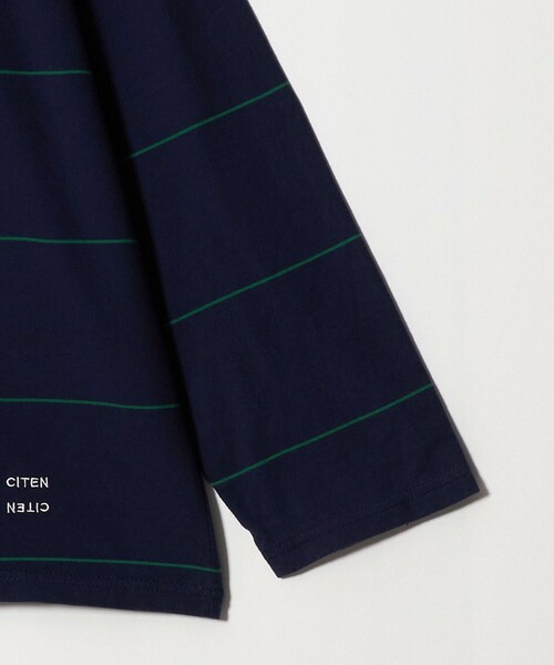 CITEN(シテン)の「<CITEN>ピンボーダーロンT(Tシャツ/カットソー・メンズ・ネイビー/ブラック/ホワイト・L/M)」の16枚目の写真