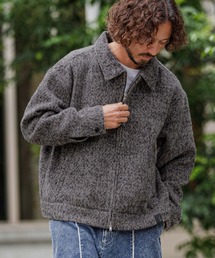 CAMBIO | mj11891-Melange Shaggy Wool Work Jacket ワークジャケット(PF-262-021)(その他アウター)