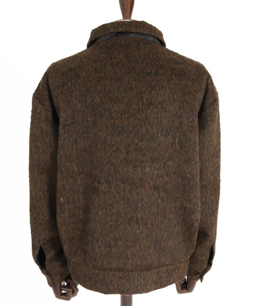 CAMBIO(カンビオ)の「mj11891-Melange Shaggy Wool Work Jacket ワークジャケット(PF-262-021)(その他アウター・メンズ・カーキ/グレー・L/M)」の21枚目の写真
