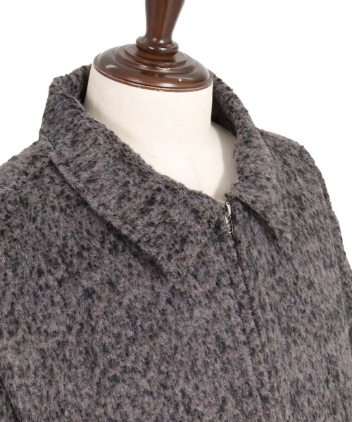 CAMBIO(カンビオ)の「mj11891-Melange Shaggy Wool Work Jacket ワークジャケット(PF-262-021)(その他アウター・メンズ・カーキ/グレー・L/M)」の7枚目の写真