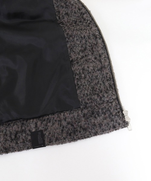CAMBIO(カンビオ)の「mj11891-Melange Shaggy Wool Work Jacket ワークジャケット(PF-262-021)(その他アウター・メンズ・カーキ/グレー・L/M)」の14枚目の写真
