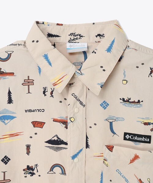 Columbia（コロンビア）の「Columbia/ レイクトゥアベニューショートスリーブシャツ /コロンビア（シャツ/ブラウス・メンズ・ベージュ/ブルー・M/S/XL/L）」の4枚目の写真