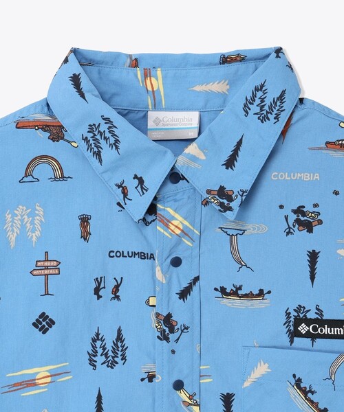 Columbia（コロンビア）の「Columbia/ レイクトゥアベニューショートスリーブシャツ /コロンビア（シャツ/ブラウス・メンズ・ベージュ/ブルー・M/S/XL/L）」の9枚目の写真