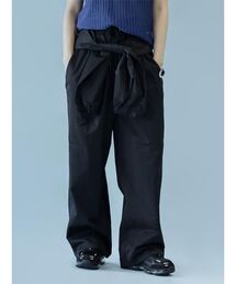 2WAY WAIST-WRAP WIDE PANTS