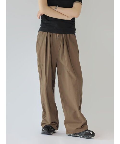:ETHROF(イーサオブ)の「2WAY WAIST-WRAP WIDE PANTS(その他パンツ・レディース・ネイビー/ブラック/ブラウン・MEDIUM)」の18枚目の写真