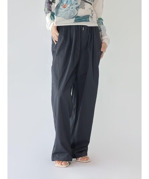:ETHROF(イーサオブ)の「2WAY WAIST-WRAP WIDE PANTS(その他パンツ・レディース・ネイビー/ブラック/ブラウン・MEDIUM)」の20枚目の写真