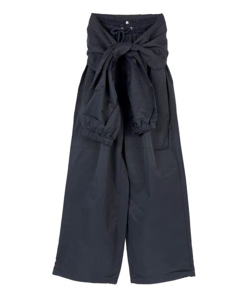 :ETHROF(イーサオブ)の「2WAY WAIST-WRAP WIDE PANTS(その他パンツ・レディース・ネイビー/ブラック/ブラウン・MEDIUM)」の4枚目の写真