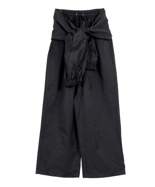 :ETHROF(イーサオブ)の「2WAY WAIST-WRAP WIDE PANTS(その他パンツ・レディース・ネイビー/ブラック/ブラウン・MEDIUM)」の5枚目の写真