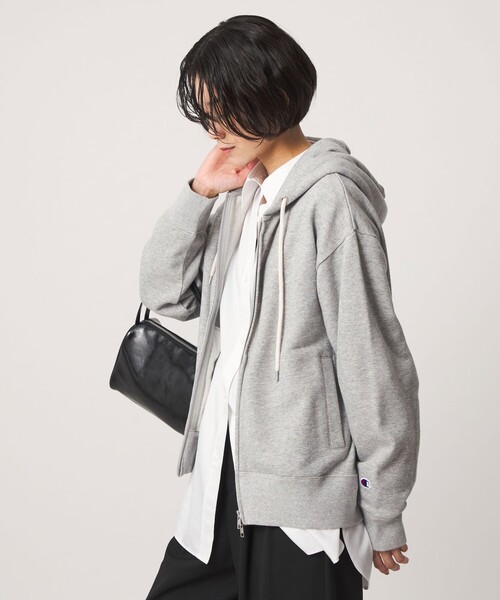 Champion(チャンピオン)の「【別注】<Champion> CVC ジップ パーカー(パーカー・レディース・ネイビー/ワインレッド/グレー・FREE)」の1枚目の写真