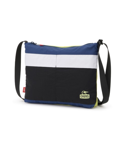 CHUMS(チャムス)の「【CHUMS/チャムス】 Kearns Shoulder Bag(ショルダーバッグ・メンズ・ブラック×ブルー/サンドベージュ/チャコール・FREE)」の2枚目の写真
