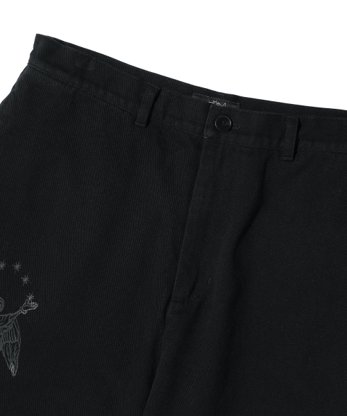 NICE GHOST CLUB(ナイスゴーストクラブ)の「DOODLE COTTON WASHED PANTS_BLACK(NG2GFUPA10A)(その他パンツ・レディース・ブラック・MEDIUM/LARGE/SMALL)」の3枚目の写真