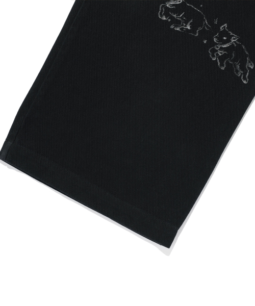 NICE GHOST CLUB(ナイスゴーストクラブ)の「DOODLE COTTON WASHED PANTS_BLACK(NG2GFUPA10A)(その他パンツ・レディース・ブラック・MEDIUM/LARGE/SMALL)」の14枚目の写真