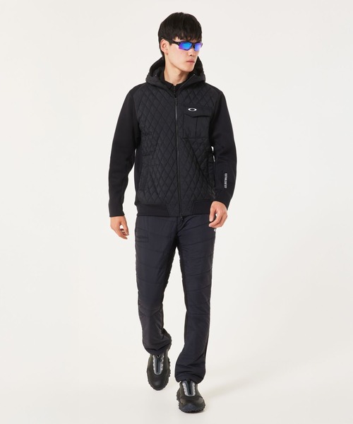 OAKLEY(オークリー)の「【最新】 オークリー OAKLEY HYBRID PUFF FLEECE 8.0/ジャケット/ゴルフメンズコレクション/OAKLEY(その他アウター・メンズ・グレー×ホワイト/ブラック・M/L/XL/S)」の3枚目の写真
