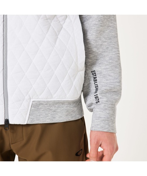 OAKLEY(オークリー)の「【最新】 オークリー OAKLEY HYBRID PUFF FLEECE 8.0/ジャケット/ゴルフメンズコレクション/OAKLEY(その他アウター・メンズ・グレー×ホワイト/ブラック・M/L/XL/S)」の15枚目の写真