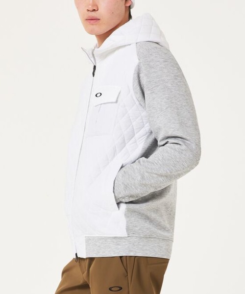 OAKLEY(オークリー)の「【最新】 オークリー OAKLEY HYBRID PUFF FLEECE 8.0/ジャケット/ゴルフメンズコレクション/OAKLEY(その他アウター・メンズ・グレー×ホワイト/ブラック・M/L/XL/S)」の12枚目の写真