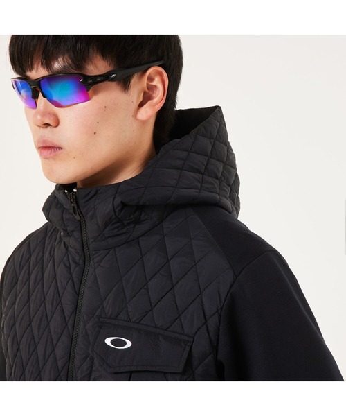 OAKLEY(オークリー)の「【最新】 オークリー OAKLEY HYBRID PUFF FLEECE 8.0/ジャケット/ゴルフメンズコレクション/OAKLEY(その他アウター・メンズ・グレー×ホワイト/ブラック・M/L/XL/S)」の6枚目の写真