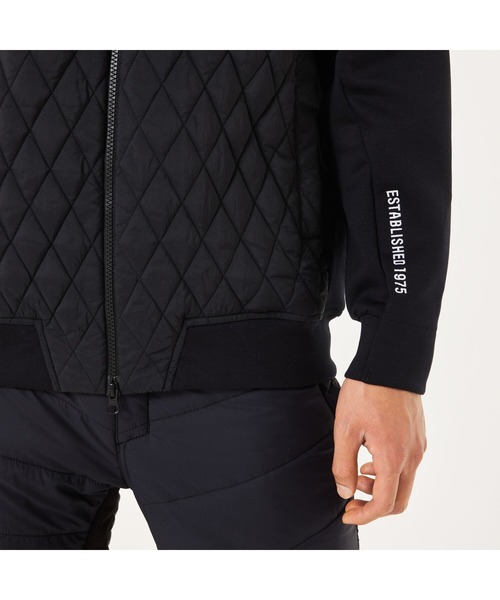 OAKLEY(オークリー)の「【最新】 オークリー OAKLEY HYBRID PUFF FLEECE 8.0/ジャケット/ゴルフメンズコレクション/OAKLEY(その他アウター・メンズ・グレー×ホワイト/ブラック・M/L/XL/S)」の7枚目の写真