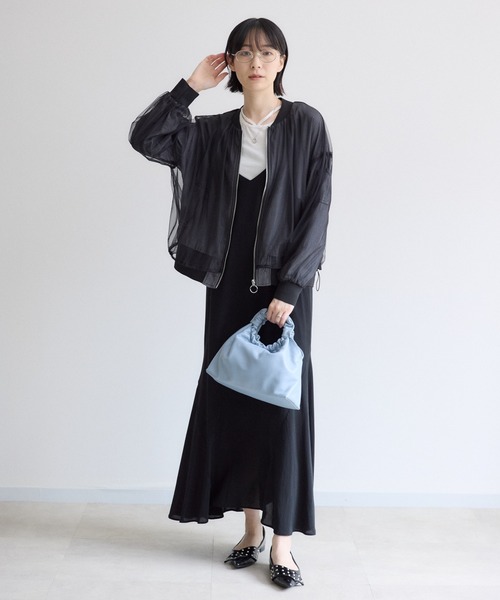 Paradise Picnic(パラダイスピクニック)の「SUGAR ROSE アシメスピンドルリブトップス(Tシャツ/カットソー・レディース・ホワイト/ブラック/チャコールグレー・FREE)」の11枚目の写真
