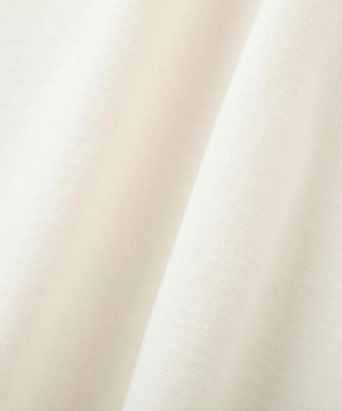 YLEVE(イレーヴ)の「YLEVE / PIGMENT DYED COTTON HENRY NECK LONG-SLEEVE T(Tシャツ/カットソー・メンズ・ホワイト/グリーン・4)」の7枚目の写真
