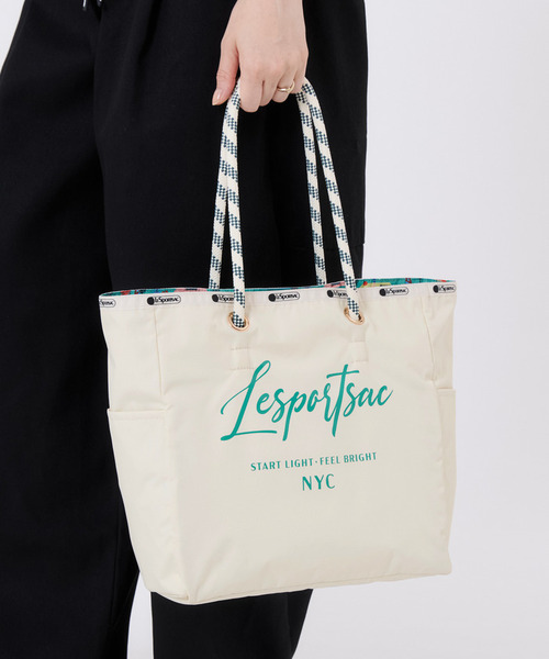 LeSportsac（レスポートサック）の「ML 2 WAY TOTE 2ウェイデイライトヨガ（トートバッグ・レディース・ホワイト・FREE）」の2枚目の写真