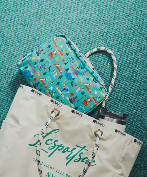 LeSportsac（レスポートサック）の「ML 2 WAY TOTE 2ウェイデイライトヨガ（トートバッグ・レディース・ホワイト・FREE）」の5枚目の写真