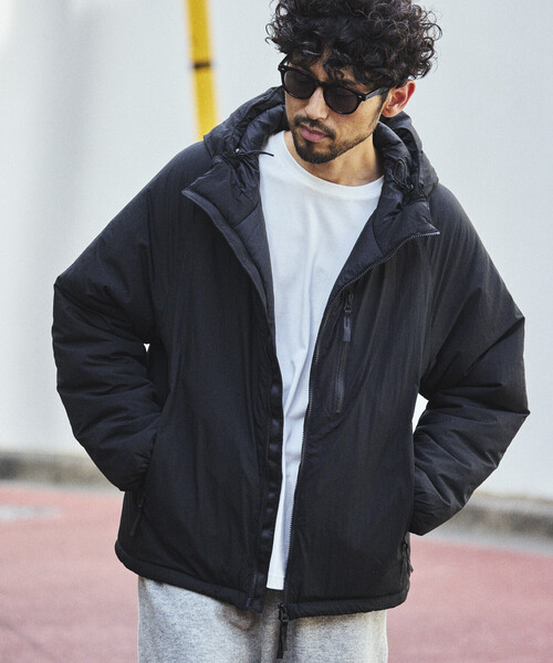 FREAK'S STORE(フリークスストア)の「PRIMALOFT HOODIE JACKET /プリマロフト フーディジャケット(ブルゾン・メンズ・ブラック/チャコールグレー/グリーン/セージグリーン・SMALL/LARGE/MEDIUM)」の21枚目の写真