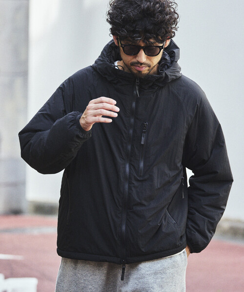 FREAK'S STORE(フリークスストア)の「PRIMALOFT HOODIE JACKET /プリマロフト フーディジャケット(ブルゾン・メンズ・ブラック/チャコールグレー/グリーン/セージグリーン・SMALL/LARGE/MEDIUM)」の20枚目の写真