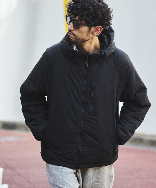 FREAK'S STORE(フリークスストア)の「PRIMALOFT HOODIE JACKET /プリマロフト フーディジャケット(ブルゾン・メンズ・ブラック/チャコールグレー/グリーン/セージグリーン・SMALL/LARGE/MEDIUM)」の19枚目の写真