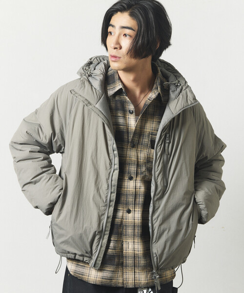 FREAK'S STORE(フリークスストア)の「PRIMALOFT HOODIE JACKET /プリマロフト フーディジャケット(ブルゾン・メンズ・ブラック/チャコールグレー/グリーン/セージグリーン・SMALL/LARGE/MEDIUM)」の15枚目の写真