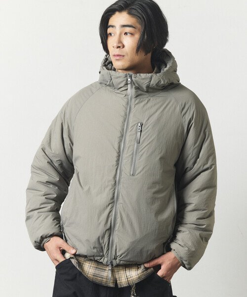 FREAK'S STORE(フリークスストア)の「PRIMALOFT HOODIE JACKET /プリマロフト フーディジャケット(ブルゾン・メンズ・ブラック/チャコールグレー/グリーン/セージグリーン・SMALL/LARGE/MEDIUM)」の11枚目の写真