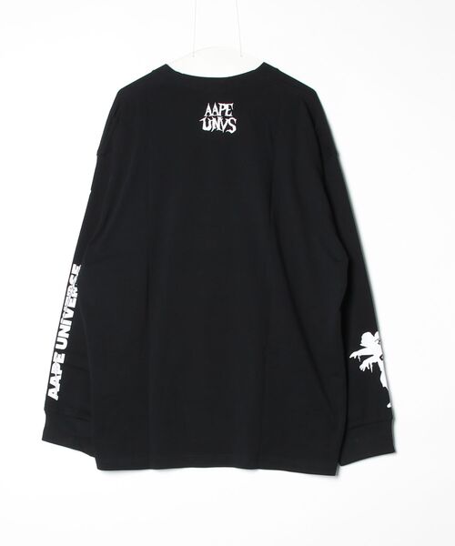 AAPE BY A BATHING APE（エーエイプバイアベイシングエイプ）の「AAPE MAIN LONG SLEEVE TEE（Tシャツ/カットソー・メンズ・ブラック・LARGE/MEDIUM）」の3枚目の写真
