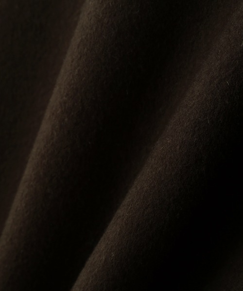 YLEVE（イレーヴ）の「YLEVE / SUPER 100`S WOOL DOUBLE CLOTH HOODED COAT（ダウンジャケット/コート・レディース・グレー/ブラウン・2/1/0）」の13枚目の写真
