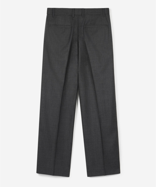 TNGT（ティーエヌジーティー）の「Wool Blend Comfort Semi-Wide Pants (Charcoal) TNPA6F105G2（スラックス・メンズ・その他・90/82/78/86）」の3枚目の写真