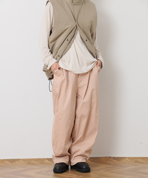 JOURNAL STANDARD LUXE(ジャーナルスタンダード ラックス)の「ヴィンテージツイル タックパンツ(その他パンツ・レディース・ホワイト系その他/ピンク系その他・MEDIUM/SMALL)」の8枚目の写真